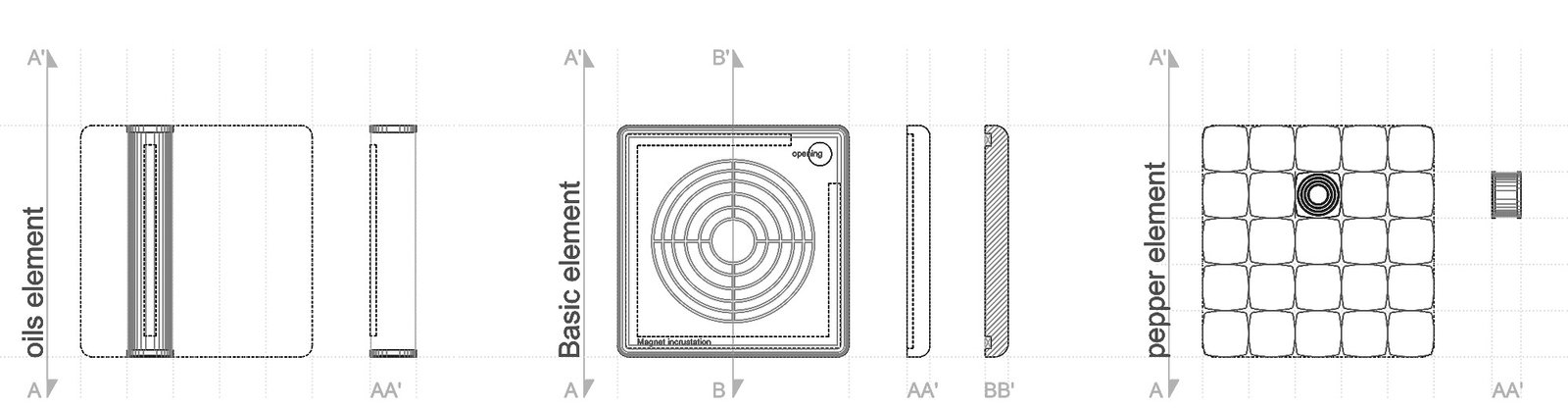 Kitchen application of 'Jigsaw' 2016 A'design award winner