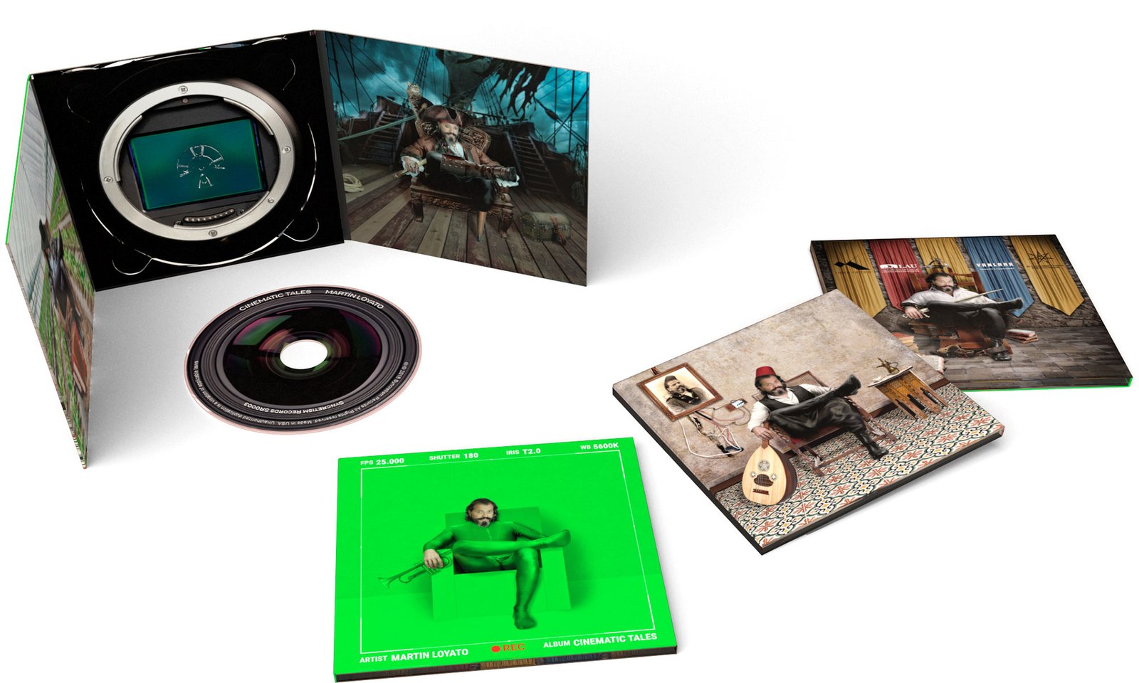 Album art and concept of Martin Loyato's Cinematic Tales 2019