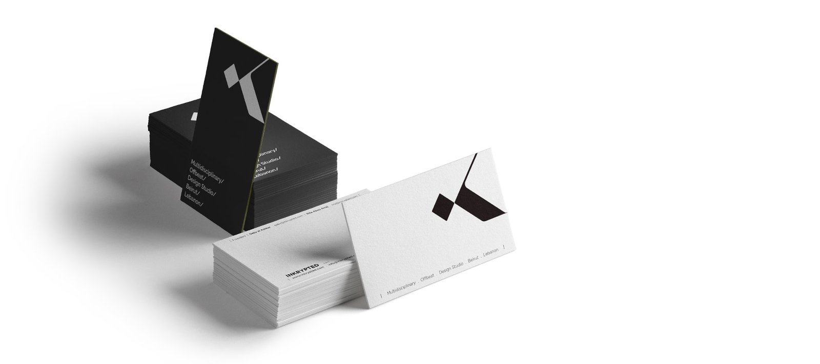 Stationary design of 'Inkrypted' studio