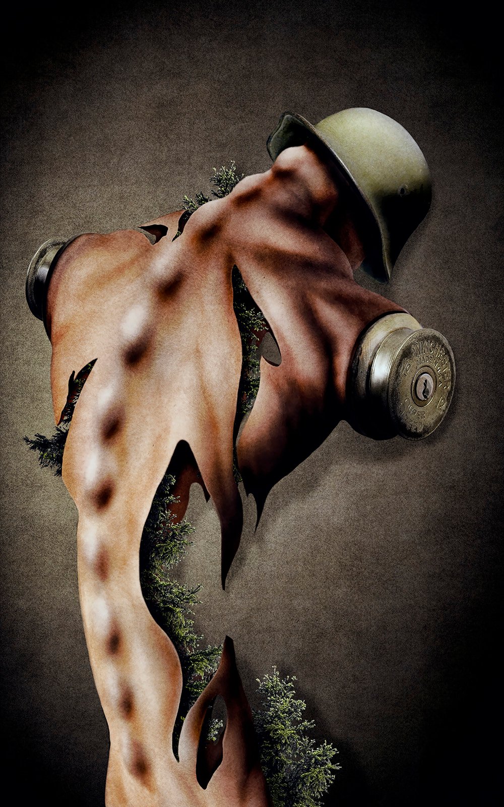 'Woodland' digital art by Gaby el Ashkar