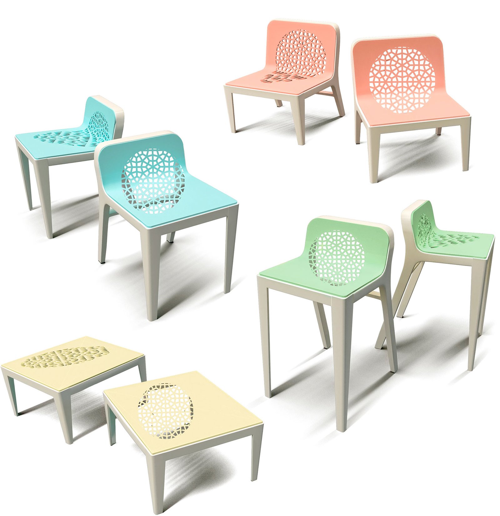 Various anamorphic 'Ana' models in right and off viewing angles