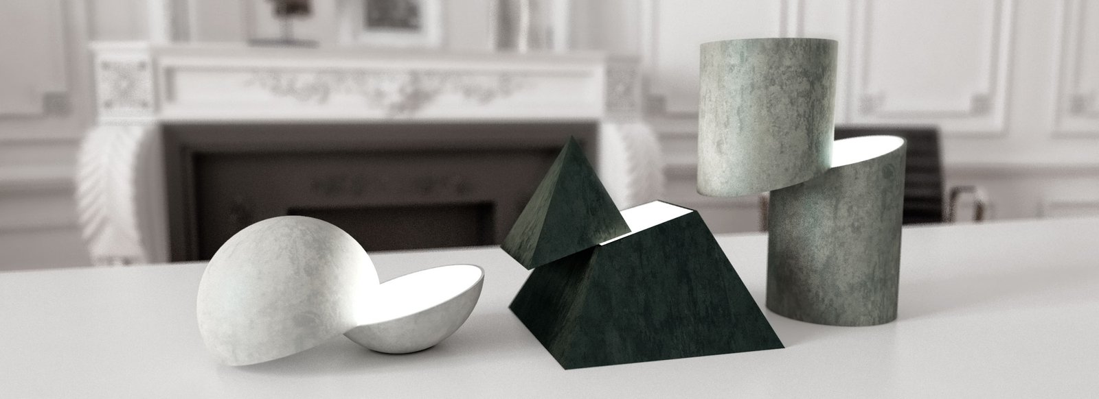 Lighting design 'Katana' in sliding mode by Inkrypted - Gaby el Ashkar